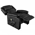 thumbnail image 4 of vidaXL Electric Massage Chair Black Faux Leather, 4 of 10