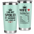 thumbnail image 1 of Vaso para beber KatandNat, vaso aislante de acero inoxidable de 590 ml, 1 of 8
