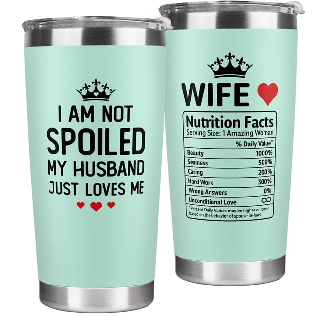 Vaso para beber KatandNat, vaso aislante de acero inoxidable de 590 ml