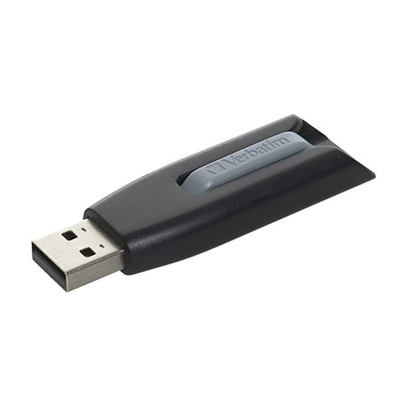 Verbatim, VER49174, Store'n'Go V3 64GB USB 3.0 Flash Drive, Black