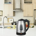 thumbnail image 3 of Ktaxon 1500W 1.5L Stainless Steel Electric Kettle with Water Window, Silver, 3 of 8