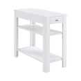 thumbnail image 4 of Convenience Concepts Designs2Go Baja 1 Drawer Chairside End Table with Shelves, White, 4 of 6