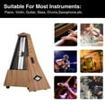 thumbnail image 5 of ammoon Universal Pyramid Mechanical Metronome ABS Material for Guitar Violin Piano Bass Musical Instrument Practice Tool for Beginners, 5 of 7