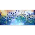 thumbnail image 2 of Fleurs d'Été Bleues sur Prairie - Impression sur Toile Florale, 2 of 3