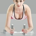 thumbnail image 2 of Xingzhi Flat Plank Support Trainer Multi-Function Exercise Bracket Push-up Training Plate Aids Portable Exerciser Fitness White, 2 of 5