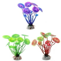 Walbest Artificial Aquatic Plants Small Aquarium Plants Artificial Fish Tank Decorations, Used for Household and Office Aquarium Simulation Plastic Hydroponic Plants