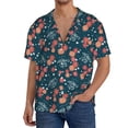 thumbnail image 2 of Picia Happy Mother's Day Men's Linen Shirts Short Sleeve Cuban Beach Shirts Casual Shirts Button Down Shirt for Men Beach Summer Wedding Shirt-Large, 2 of 7
