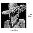 thumbnail image 3 of Rewenti Elegant Lady Diy Rhinestone Art Kitgraceful Female Figure Patternhigh-Quality Canvas Shiny Diamonds Fullpartial Drill for Home Wall, 3 of 5