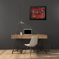 thumbnail image 4 of Wiley, Marta 24x20 Black Modern Framed Museum Art Print Titled - Red Arabian - Dark, 4 of 5