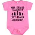 thumbnail image 3 of Inktastic Future Chess Player Like Daddy Boys or Girls Baby Bodysuit, 3 of 5