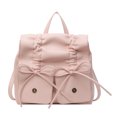 thumbnail image 3 of Mochila Miyagawa Sweet Bow para mujer, nueva moda 2024, mochila plisada coreana, bolso de mano de gran capacidad, informal y sencillo, 3 of 5