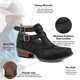 thumbnail image 2 of Bota ROPER Willa Mujer Negra Talla 10 Botín Slip-On, 2 of 2