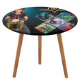 thumbnail image 1 of Kingdom Hearts-theme Fitted Round Tablecloths Elastic Edged Table Covers Waterproof Table Cloth for Kitchen Holiday Party Tables Decor 120cm, 1 of 6