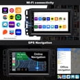 thumbnail image 4 of Pantalla táctil iCarsepton estéreo de 7 pulgadas con GPS para GMC Acadia, Chevrolet Chevy Traverse, Buick Enclave 2013-2017, 4 of 7