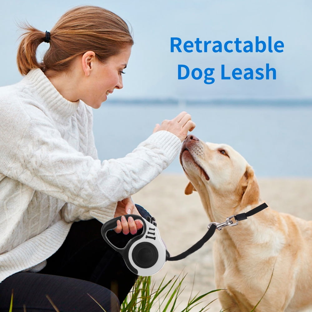 Retractable Dog Leash Pet Walking Leash with Slip Handle Dog Training
