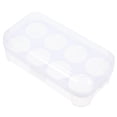 thumbnail image 3 of Caja de Almacenamiento de Huevos de Plástico Portátil Camping 8 Huevos Contenedor Caja de Plástico Cubierto Bandeja de Huevos Contenedor de Almacenamiento de Huevos para Viajes, 3 of 5