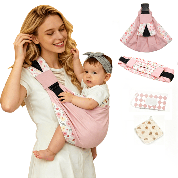 Baby Sling Carrier Adjustable Baby Sling -Toddler Sling Comfortable Baby