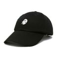 thumbnail image 5 of Dalix Ghost Glow in the Dark Embroidered Mens Womens Cotton Dad Hat Baseball Cap Adjustable in Black, 5 of 5