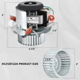 thumbnail image 2 of HC21ZE121A Furnace Draft Inducer Motor for Carrier Bryant Payne J238-100-10108 A afautoparts (9851), 2 of 8