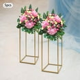 thumbnail image 7 of 5 Pcs Gold Flower Stand for Wedding , Gold Vase Metal Column Stand, Floor Vase Table Centerpieces for Reception, 23.6inch Wedding Flower Stand, Flower Column Stand for Wedding Home Party Decorations, 7 of 7