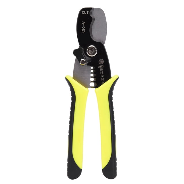 Pliers,8in Wire Stripper Yellow Wire Stripper Electrician Pliers World-Class Design