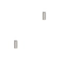thumbnail image 2 of Kenally Tornillo de publicidad Acero inoxidable Espejo de vidrio duradero Tuerca de clavo Perno Soporte para colgar en la pared Fuerte 19x40mm 2piezas, 2 of 6