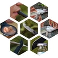 thumbnail image 5 of 2 Packs Ensemble de Spork de Camping Multifonctions en Acier Inoxydable Fonctionnel Cuillère de Camping Couverts Spork avec Bouteille, 5 of 5