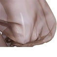 thumbnail image 5 of Women Chiffon Bikini Cover Long Sleeve Deep V Neck See-through Dress, 5 of 5