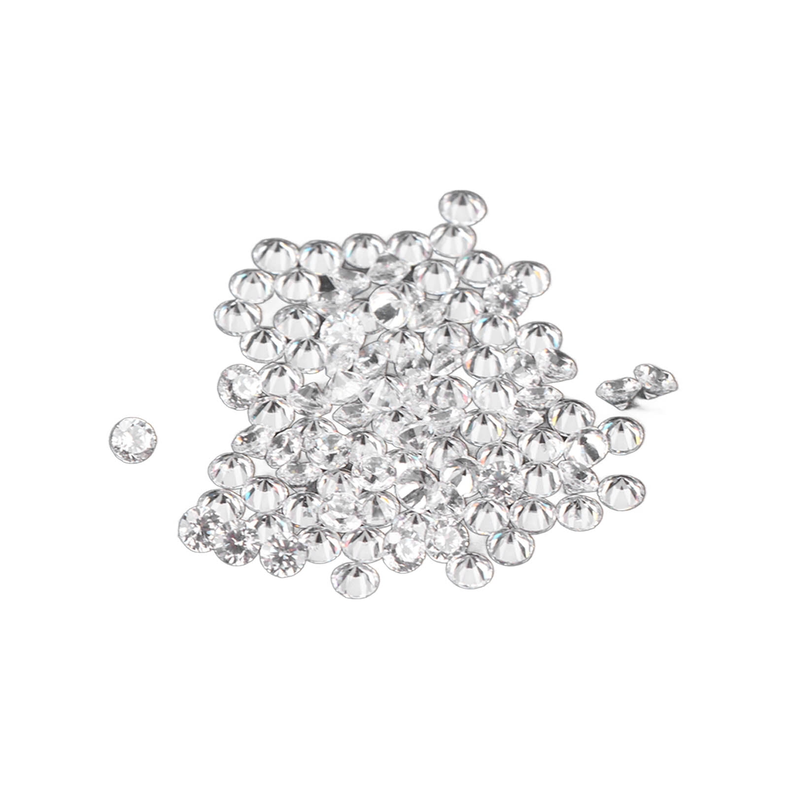 Jewelsfor Crafting100pcs Transparent Rhinestones Mini Fake