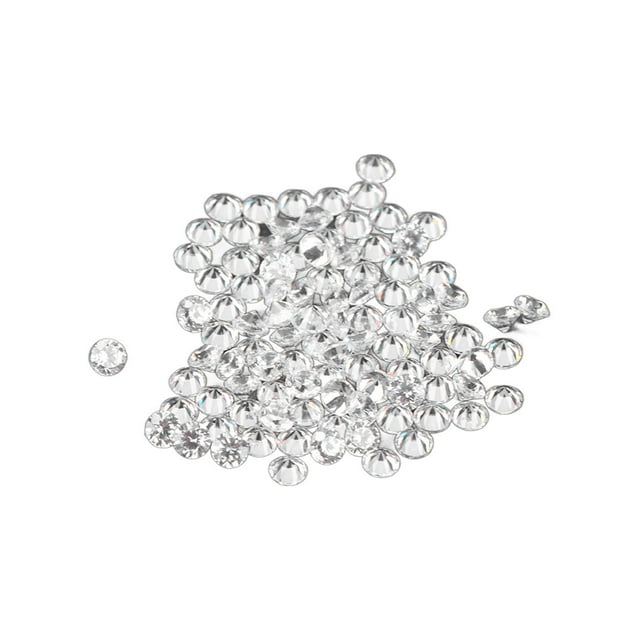 Ensemble de Strass, 100 Pcs Mini Bijoux Transparents en Strass pour Artisanat Performance Solide