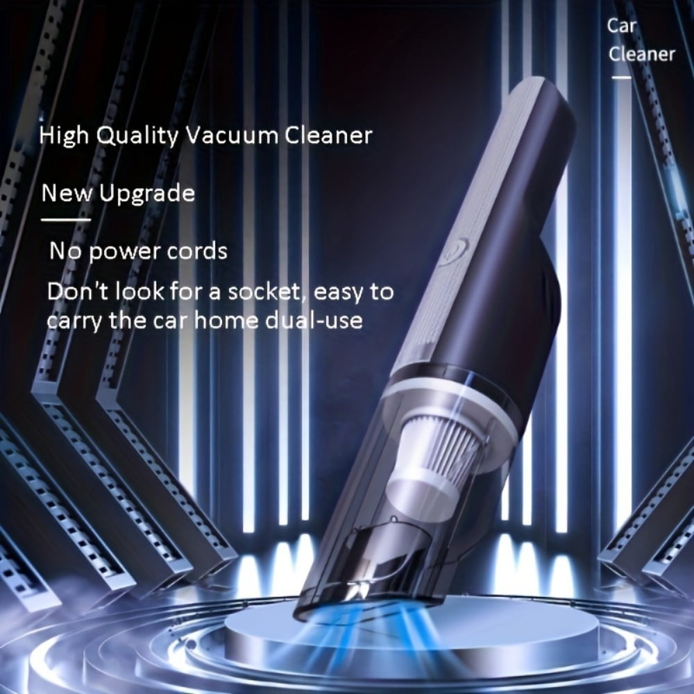 Handheld Vacuum Cordless, 12000PA Strong Suction Hand Held Car Vacuum Cleaner Portable with Multi-Nozzles & Washable Filter, Lightweight Dust Busters Rechargeable for Home, Car, Office, Pets