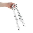 thumbnail image 4 of Unique Bargains 1 Pc Stylish Dots Ribbon Hair Elastics Hair Ties White, 4 of 5