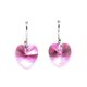 thumbnail image 3 of Aretes Zvezda Heart color Rose plata .925 Zvezda ZAR-HEAR10-ROS, 3 of 4