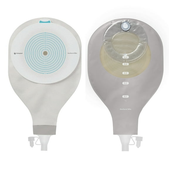 SenSura Mio High Output Ostomy Pouch Drainable 3/8 to 4 Inch Stoma 1pc System Transparent 18666, 10 Ct