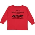 thumbnail image 3 of Inktastic Yeah My Great Grandma Is Pretty Awesome Boys or Girls Long Sleeve Toddler T-Shirt, 3 of 5