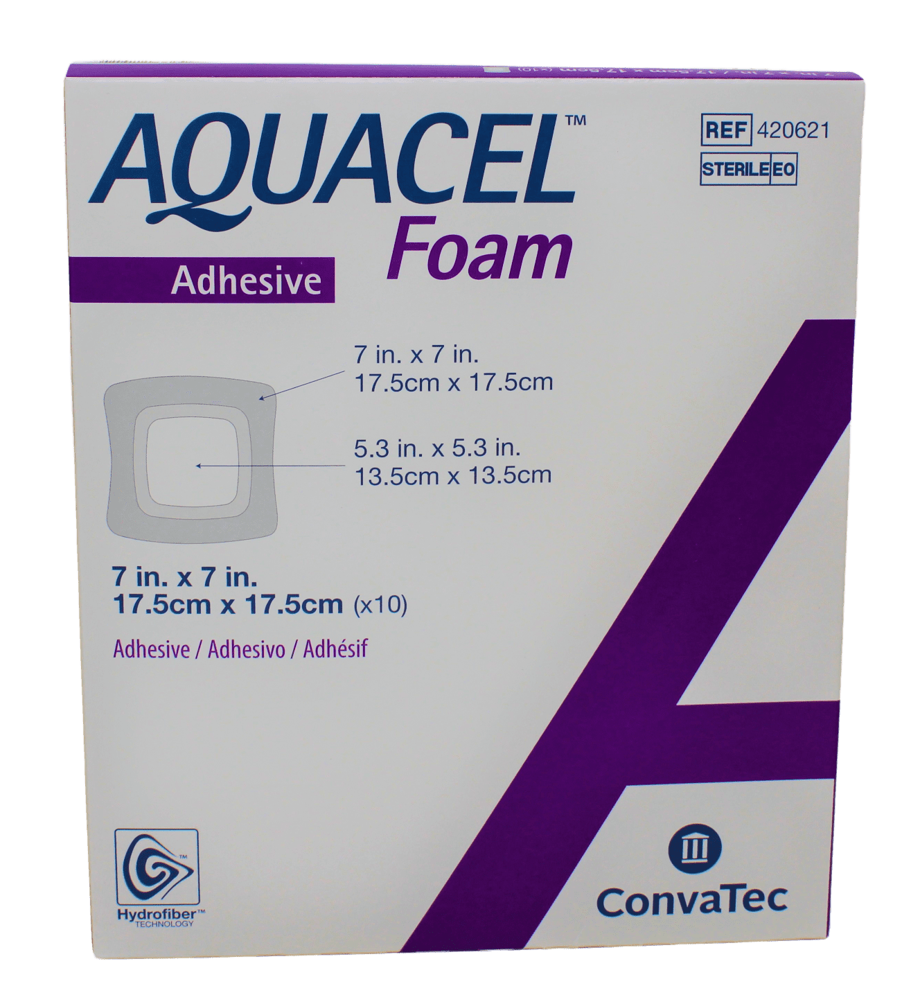 Convatec 420625 Aquacel Adhesive Foam Dressing, Heel - 8 inch x 5(1/2) –  woundcareshop