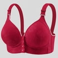 thumbnail image 2 of asddcavvf Bras for Women Women's Solid Color Lace Pattern Front Buckle Non Underwire Tank Top Bra, 2 of 8