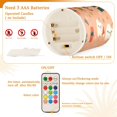 thumbnail image 5 of Yayeee Flameless Candles with Remote Flickering Battery Operated Multi Color Changing, Christmas Santa, 5 of 7