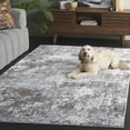 thumbnail image 3 of SAFAVIEH Scarlett Ivonette Distressed Area Rug, Grey/Ivory Rust, 4' x 6', 3 of 11