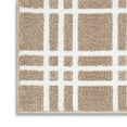 thumbnail image 6 of My Texas House Finley 8'6" x 11'6" Tan White Plaid Indoor Area Rug, 6 of 8