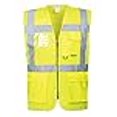 thumbnail image 3 of Portwest US476 Hi Vis Vest Berlin Executive Workwear, Yellow, 7X-Large, 3 of 3