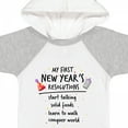 thumbnail image 4 of Inktastic My First New Year's Resolutions Boys or Girls Baby Bodysuit, 4 of 5