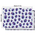 thumbnail image 6 of Pioneer Flower Floral Print Pattern Summer Placemats Table Placemats Set Of 4-Linen Kitchen Washable Placemats Table Mats 12x18 Inch Non-Slip Heat Resistant, 6 of 6