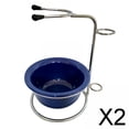 thumbnail image 1 of 2 Kits De Soporte De Afeitado Para Hombres Herramientas De Limpieza Facial Masculina Para Viajes Salón Hotel Azul 2 piezas, 1 of 10
