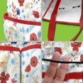 thumbnail image 5 of Garden Tool Bag,Pioneer Flower Floral Print Pattern Garden Tool Organizer,Garden Gifts,Waterproof Multi-Pocket Garden Tool Storage 11.8x5.5x11.4 Inch(Tools NOT Included), 5 of 6