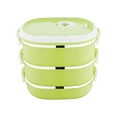 thumbnail image 1 of EGNMCR Lunch Sacs à pour Femmes Boîte à Lunch Bento Boîte à 3 Couches 2700 ml Rectangulaire Boîte à Lunch pour Aliments Boîte à Lunch en Acier Inoxydable Boîte à Lunch Boîte de Rangement pour Aliments Boîte à Lunch pour Enfants Aliments Chauds Vaisselle de Table pour Lunch, 1 of 1