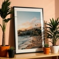 thumbnail image 4 of Heisler Park Sunset 01 - Laguna Beach California Photography Beach Sunset Coast Ocean Palm Tree Landscape Beach House Black Framed Wall Art Print 12 x 16 inches, 4 of 12