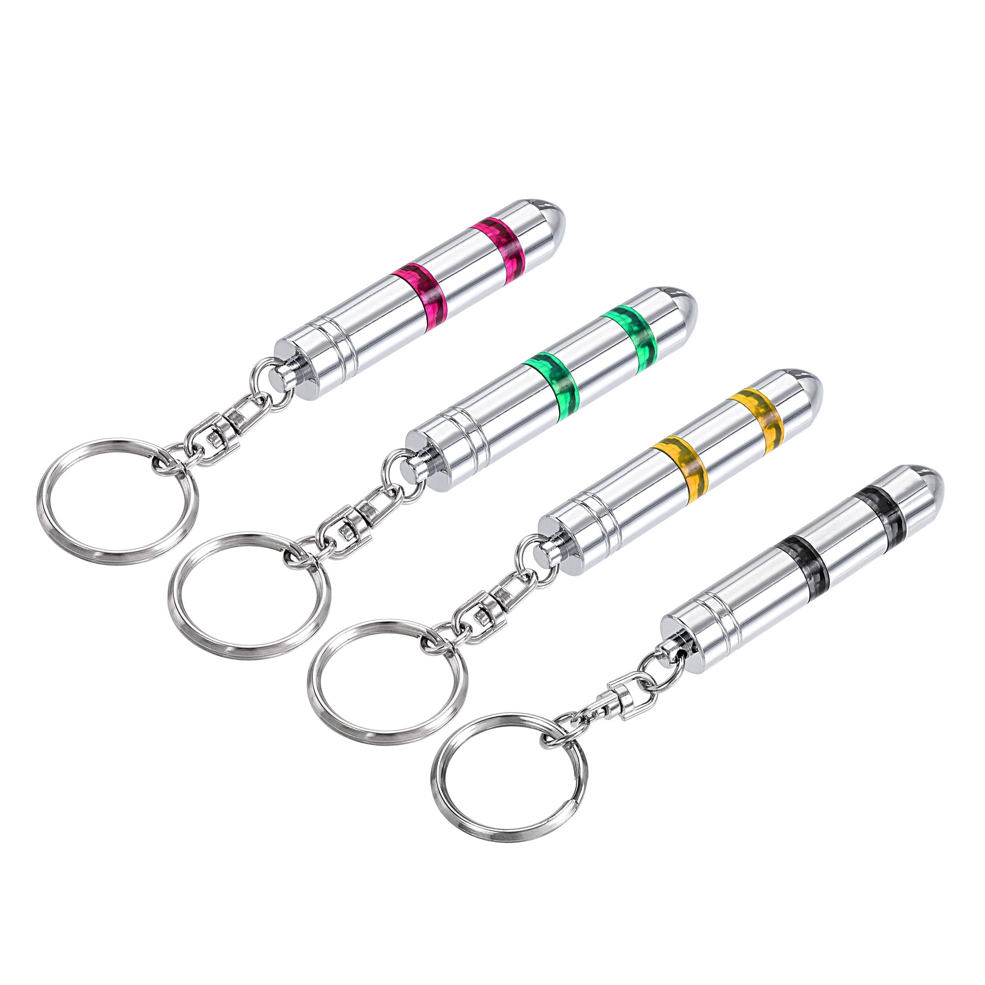 Anti-Static Keychain Static Release Secondary Electricity Discharge ESD Keyring. (4 Colors, 1 Set)