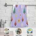 thumbnail image 5 of Christmas Tree Cute Hand Towels, Colorful Flowers Kitchen Towel Ultra Soft and Absorbent,Decorative Fingertip Face Towel for Bathroom Hotel, 2 PCS, 28.3"x 14.4", 5 of 6