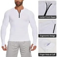 thumbnail image 4 of ANYFIT WEAR Mens Quarter Zipper Pullover Long Sleeve Golf Athletic Shirt Workout Running Tops Sweatshirt with Thumb Hole, 4 of 7